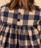 Robe manches longues en flanelle de coton à carreaux enfant fille INCOGNITO/ AVALANCHE