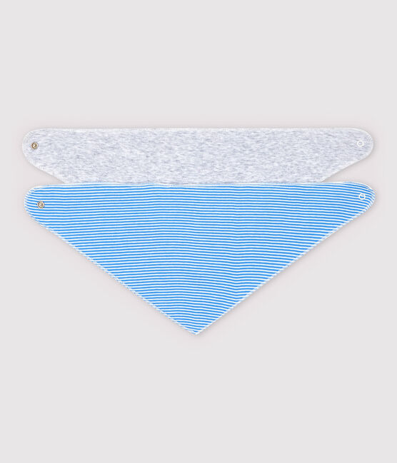 Lot de 2 bandanas bébé en coton biologique variante 2