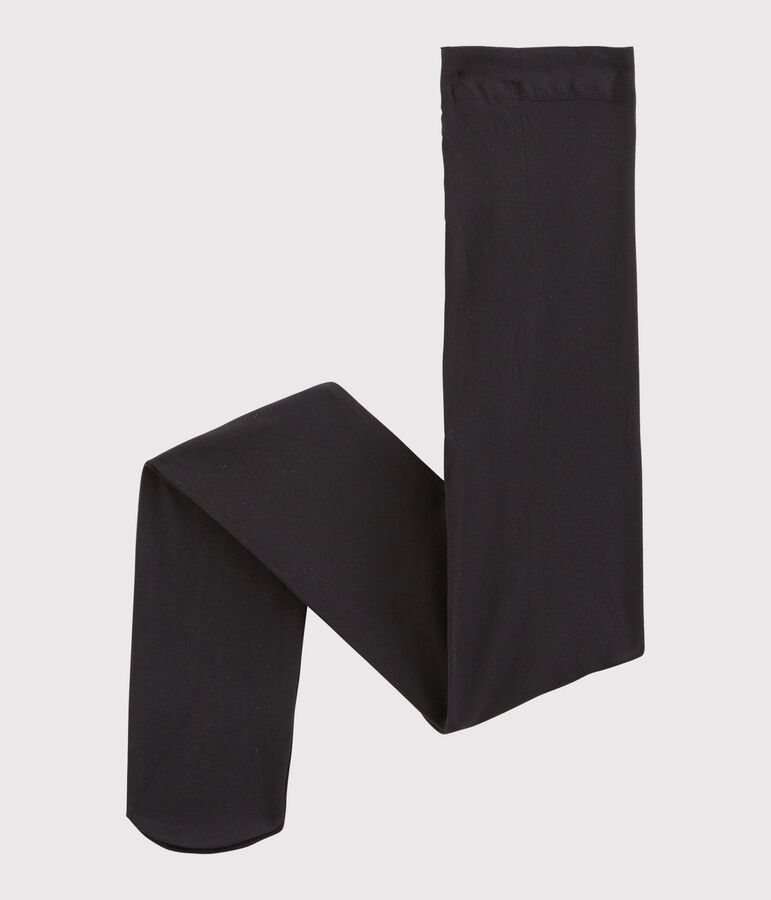 Collant microfibre enfant fille noir