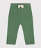 Pantalon de jogging bébé en coton uni vert PALMERAIE