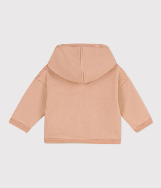 Sweatshirt à capuche bébé beige VINTAGE