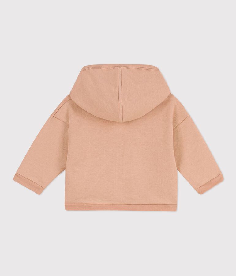 Sweatshirt &agrave; capuche b&eacute;b&eacute; beige VINTAGE