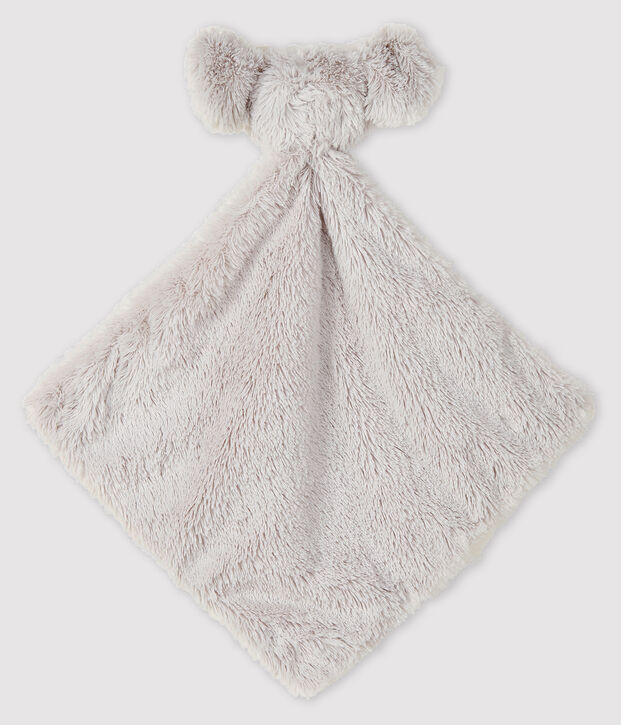 Doudou koala b&eacute;b&eacute; en polaire blanc/gris