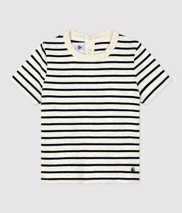PETIT BATEAU - Tee-shirt manches courtes rayé en coton bébé
