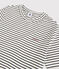T-shirt en coton rayé "Je t'aime" Femme blanc MARSHMALLOW/bleu SMOKING