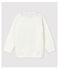 Sweatshirt en coton bébé. blanc MARSHMALLOW