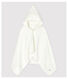 Cape de bain bébé en bouclette éponge en coton biologique