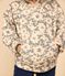 Sweatshirt à capuche en molleton enfant fille AVALANCHE+POLOCHON/ MULTICO