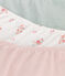 Lot de 3 shorties fleur en coton enfant variante 1