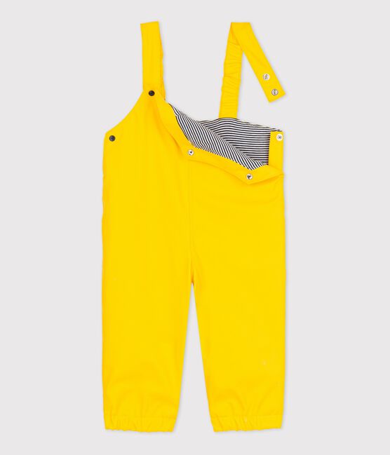 Salopette en ciré bébé jaune JAUNE