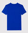 T-shirt col rond iconique en coton Femme bleu SURF