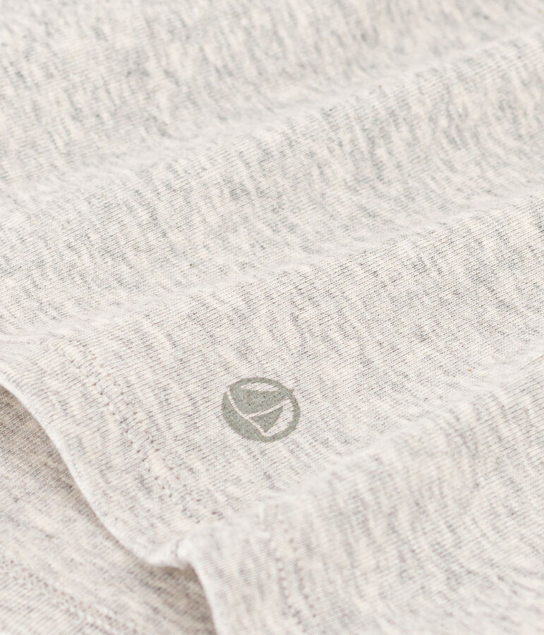 Tee-shirt col roul&eacute; L'ICONIQUE en coton Femme gris