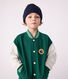 Veste teddy enfant en coton uni