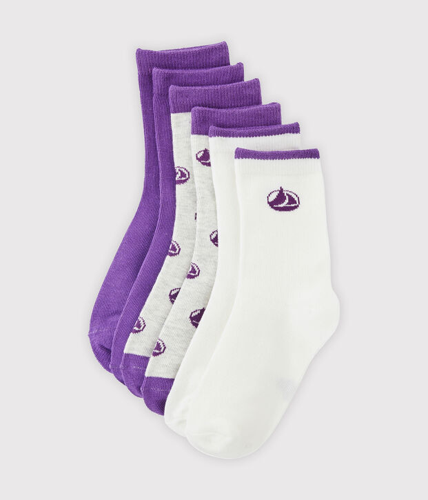 Lot de 3 paires de chaussettes enfant multicouleur