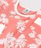 Pyjama snugfit Hawaï petite fille en coton rose PAPAYE/ MARSHMALLOW