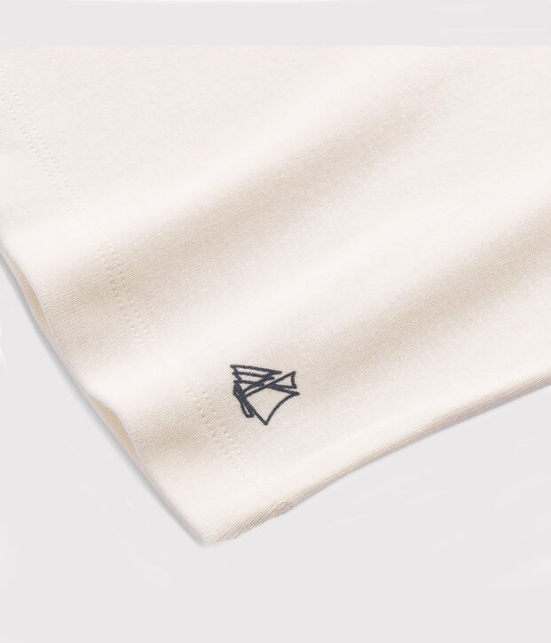 Sous pull uni enfant mixte blanc