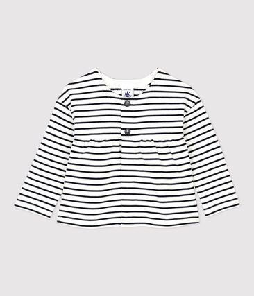 PETIT BATEAU - Cardigan en molleton bébé.