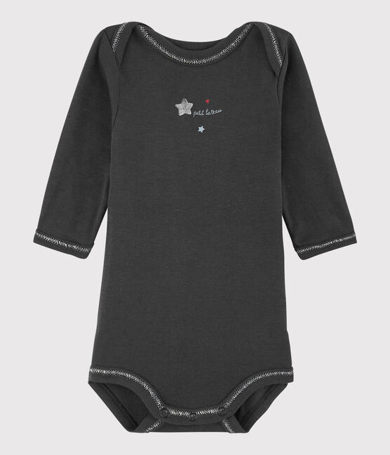 Body manches longues bébé garçon gris CAPECOD