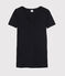 T-shirt col V iconique en coton Femme bleu SMOKING