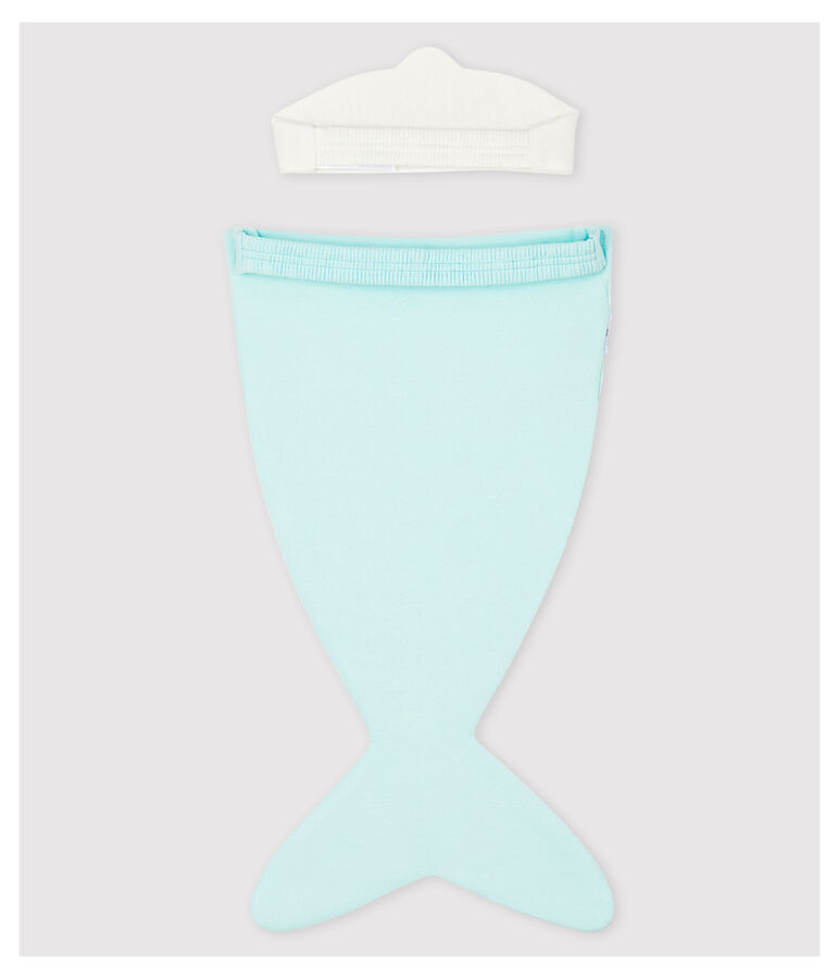 Set d&eacute;guisement sir&egrave;ne petite fille en coton bleu/multicouleur