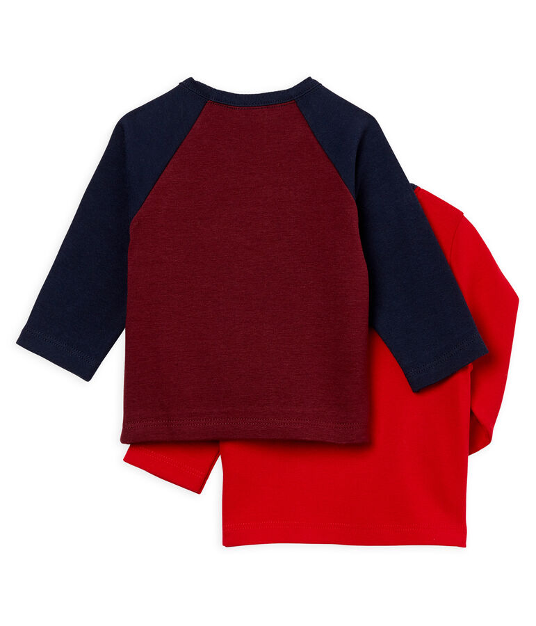 Lot de deux tee-shirts b&eacute;b&eacute; gar&ccedil;on multicouleur