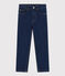 Pantalon droit denim enfant garçon bleu DENIM BRUT