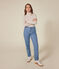 Tee-shirt l'Iconique Col roulé en coton femme blanc AVALANCHE/ MULTICO