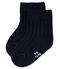 Chaussettes en côtes bébé mixtes bleu SMOKING