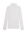 Sous pull femme en coton léger blanc Lait
