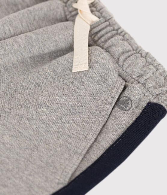 Short en coton enfant garçon gris CHATON CHINE