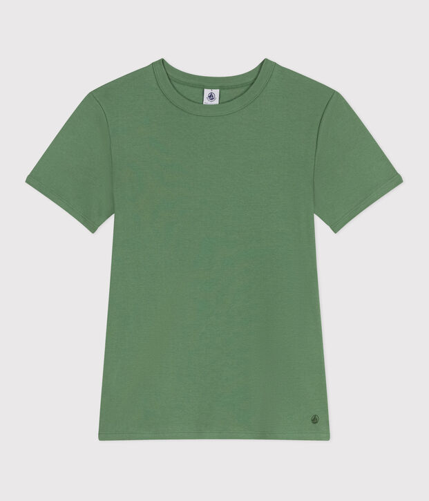 Tee-shirt Femme l'Iconique en coton uni vert
