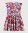 Robe enfant fille rose PATIENCE/blanc MULTICO