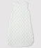 Gigoteuse bébé en coton biologique blanc MARSHMALLOW/blanc MULTICO