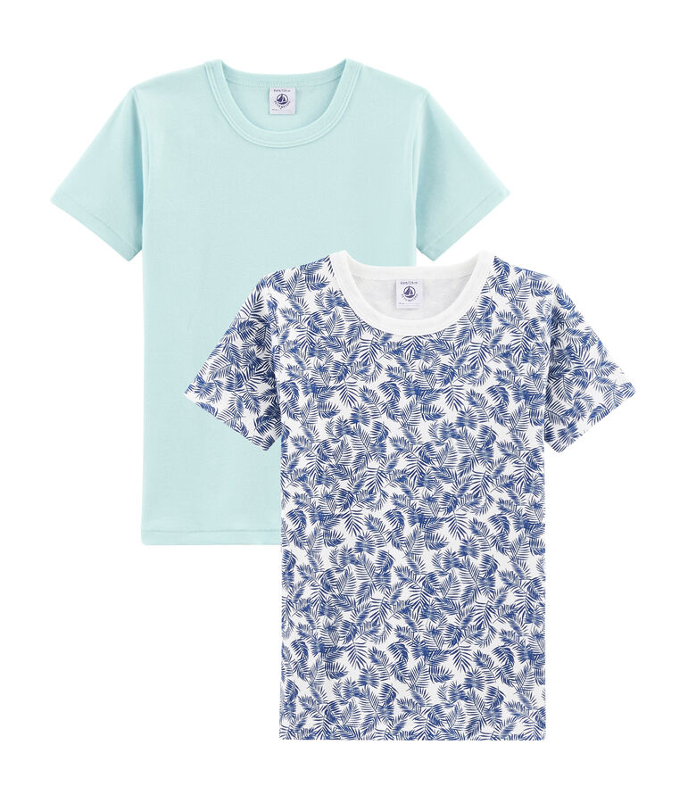 Lot de 2 tee-shirts manches courtes petit gar&ccedil;on multicouleur