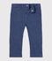 Pantalon en maille rayée bébé garçon bleu SMOKING/blanc MARSHMALLOW