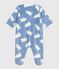 Surpyjama hiver bébé en polaire imprimé ours BEACH/ MILK