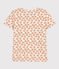 Tee-shirt LE DROIT col rond en coton Femme blanc AVALANCHE/ MULTICO