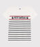 T-shirt rayé Femme blanc MARSHMALLOW