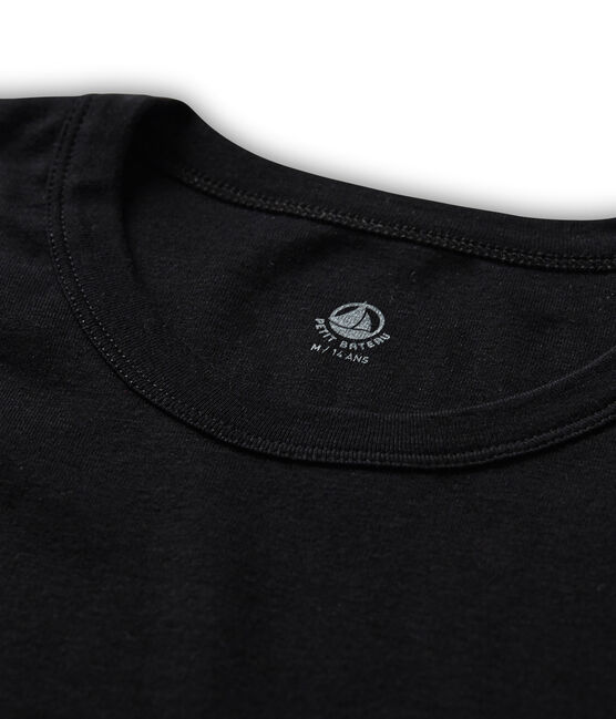 Tee-shirt manches courtes col rond homme noir NOIR