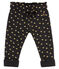 Pantalon bébé fille imprimé pois dorés noir CITY/jaune DORE