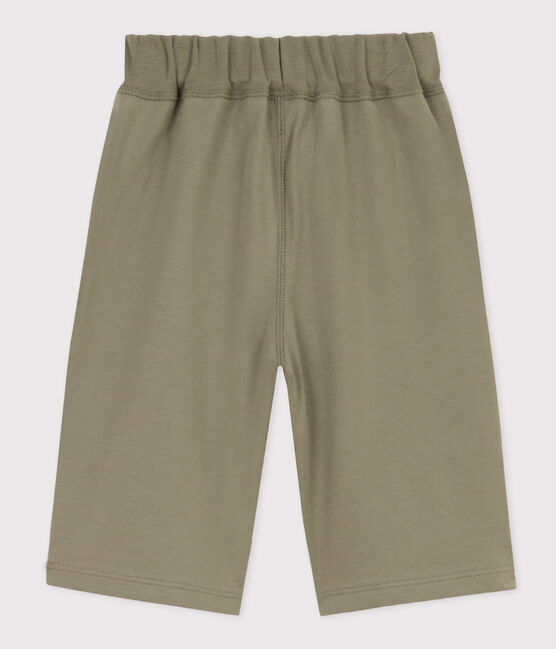 Bermuda en coton enfant garçon vert MARECAGE
