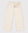 Pantalon flare en denim enfant fille écru AVALANCHE