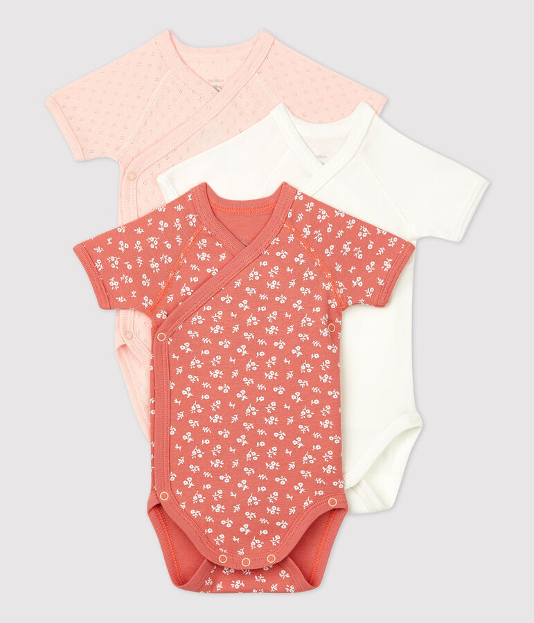 Lot de 3 bodies b&eacute;b&eacute; en coton biologique variante 1