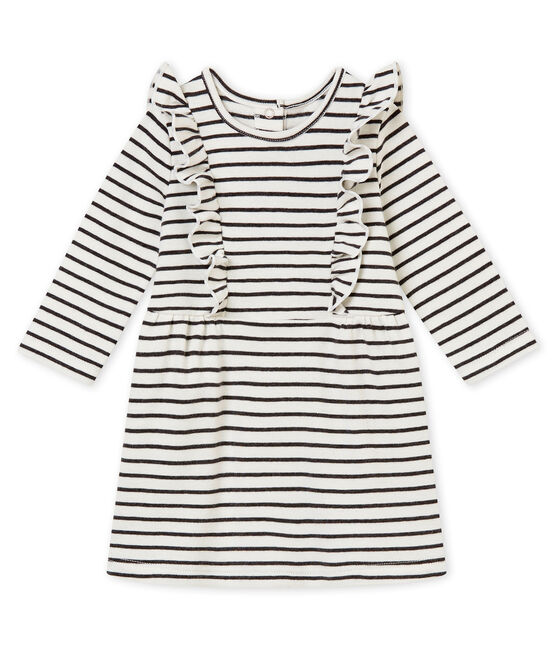 Robe Rayure Mariniere Bebe Fille Marshmallow City Petit Bateau