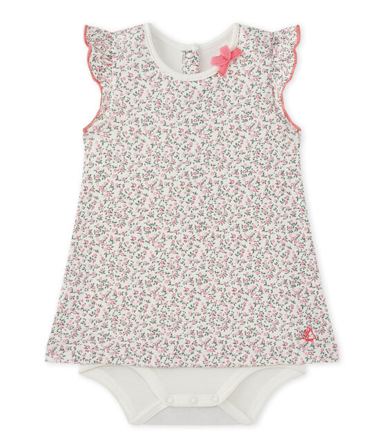 Robe Body Bebe Fille Imprimee Marshmallow Brut Multico Petit Bateau