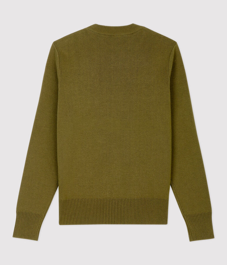 Pull marin en coton Femme vert MILITARY