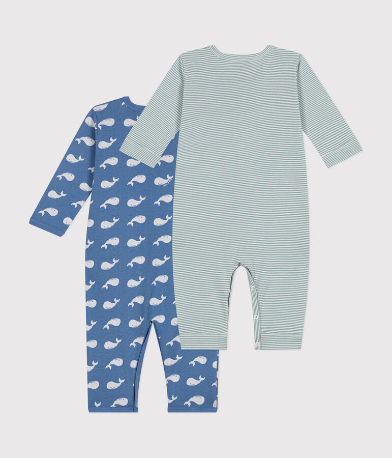 Lot de 2 pyjamas en coton b&eacute;b&eacute; variante 1