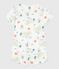 Pyjama short enfant en coton imprim&eacute; Op&eacute;ra blanc/multicouleur
