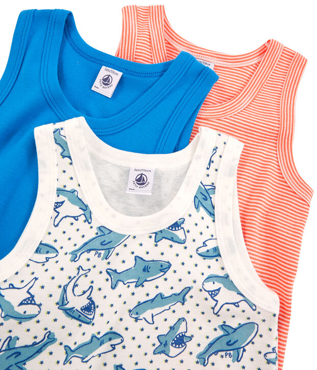 Trio de d&eacute;bardeurs petit gar&ccedil;on multicouleur