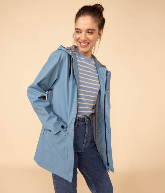 Manteau Femme Veste Femme Petit Bateau Ciré Iconique En Matière